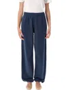 Anine Bing Elastic Waistband Relaxed Fit Trousers