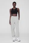 Anine Bing Karter Jogger In Heather Grey In Grey