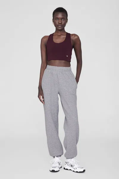 Anine Bing Karter Jogger In Medium Heather Grey