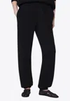 Anine Bing Elastic Waist Sweatpants In Black