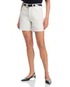 Anine Bing Kat Denim Shorts In White