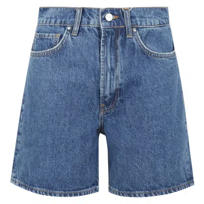 Anine Bing Kat Thigh-length Denim Shorts