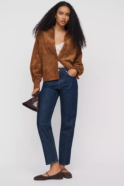 Anine Bing Kate High Rise Skinny Jeans In Blue