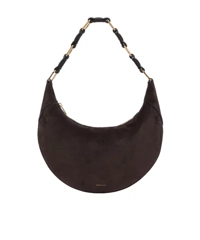 Anine Bing Kate Hobo Shoulder Bag In Red