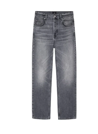 Anine Bing Kate Jean Washed Grey In Gray