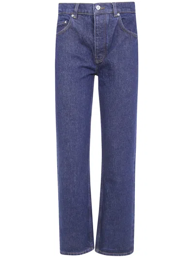 Anine Bing "kate" Jeans In Blue