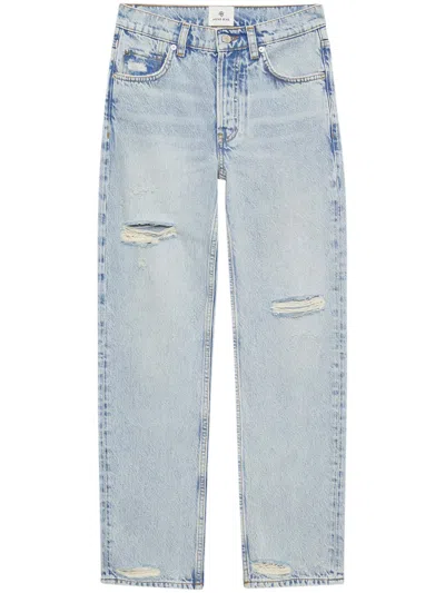 ANINE BING ANINE BING KATE JEANS – DESTROYED BLEACHED BLUE