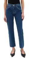 Anine Bing Kate Jeans Washed Blue In Washed Blue