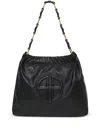 Anine Bing Annie Bing Kate Leather Shoulder Bag In Black