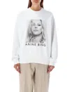 Anine Bing Ramona Sweatshirt Kate Moss In White In White