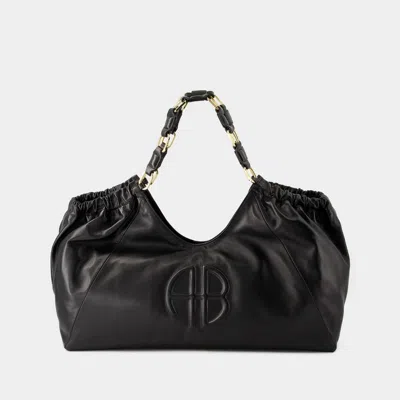 ANINE BING KATE SHOPPER BAG - ANINE BING - LEATHER - BLACK