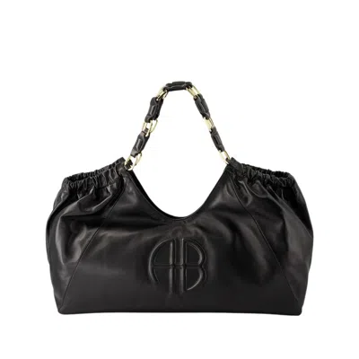 ANINE BING ANINE BING KATE SHOPPER BAG - LEATHER - BLACK