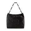 Anine Bing Annie Bing Kate Leather Shoulder Bag In Black