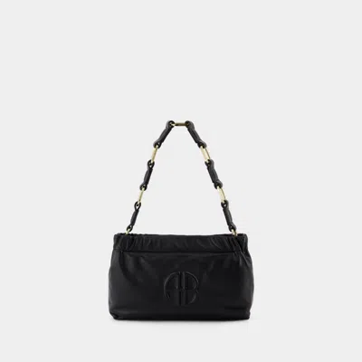 ANINE BING KATE SMALL SHOULDER BAG - ANINE BING - LEATHER - BLACK