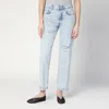 Anine Bing Kate Straight-leg Bleached Blue Jeans In Light Blue