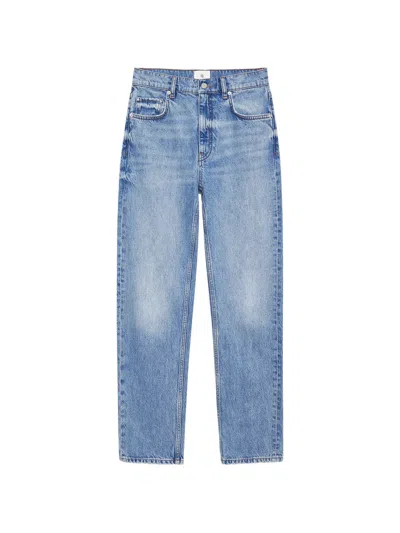 Anine Bing Kate Straight-leg Jeans In Blue