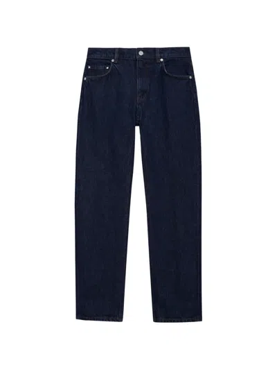 Anine Bing Kate Straight-leg Jeans In Blue