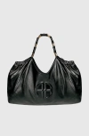Anine Bing Womens Kate Leather Tote Bag Black