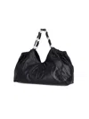 Anine Bing Womens Kate Leather Tote Bag Black In Nero