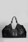 Anine Bing Womens Kate Leather Tote Bag Black In Black