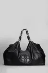 Anine Bing Womens Kate Leather Tote Bag Black In Black