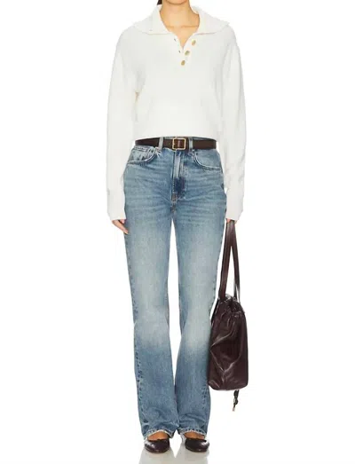 Anine Bing Katherine Jeans In Shadow Blue