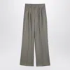 Anine Bing Carrie Tailored Pleated Wool Pants