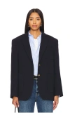 Anine Bing Kinsley Blazer In Night Sky In 夜空蓝