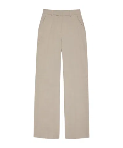 Anine Bing Kline Long-leg Trousers In Nude