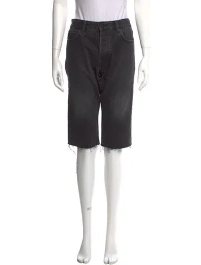 Pre-owned Anine Bing Knee-length Shorts In Black