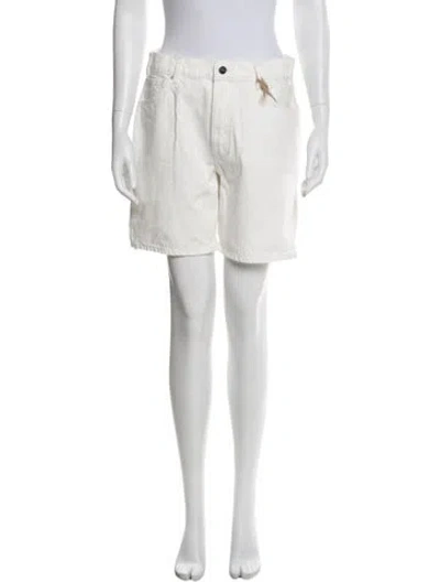 Pre-owned Anine Bing Knee-length Shorts In White
