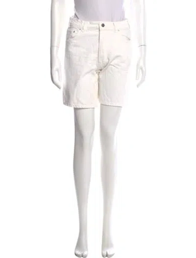 Pre-owned Anine Bing Knee-length Shorts In White