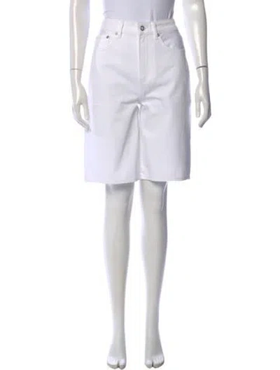 Pre-owned Anine Bing Knee-length Shorts In White