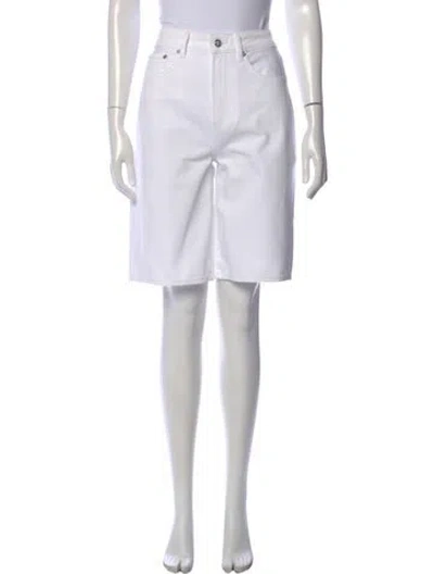 Pre-owned Anine Bing Knee-length Shorts In White