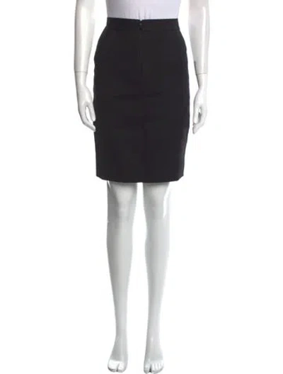 Pre-owned Anine Bing Knee-length Skirt In Black