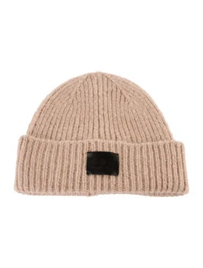 Pre-owned Anine Bing Knit Beanie In Brown
