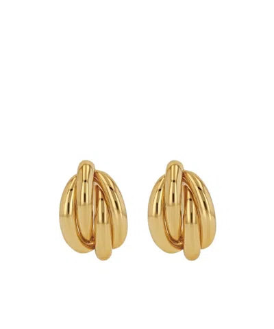 Anine Bing Knot 14kt Gold-plated Earrings