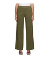 Anine Bing Koa Slip-on Straight Trousers In Green