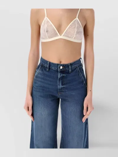 Anine Bing Maddy Bra In Neutrals