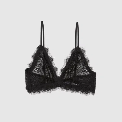 ANINE BING LACE BRA WITH TRIM