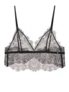 Anine Bing Lace Bralette In Black In Black
