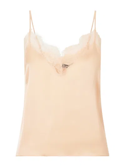 Anine Bing Lace Camisole In Neutral