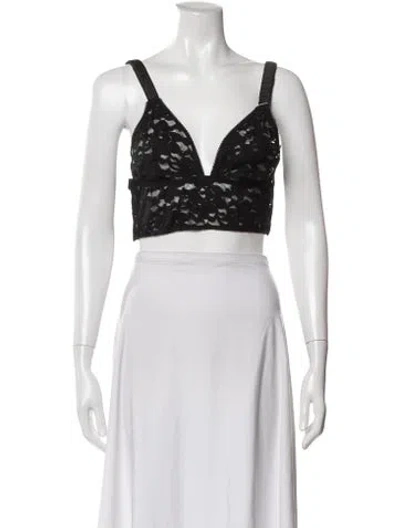 Pre-owned Anine Bing Lace Pattern Crochet Trim Nightgown W/ Tags In Green