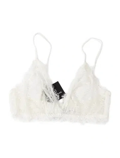 Pre-owned Anine Bing Lace Pattern Lounge Set W/ Tags In White