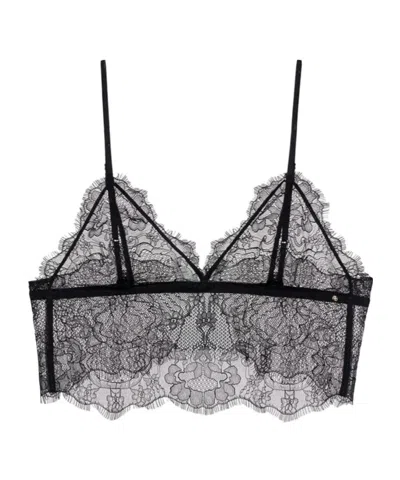 ANINE BING ANINE BING LACE SCALLOP HEM BRALETTE