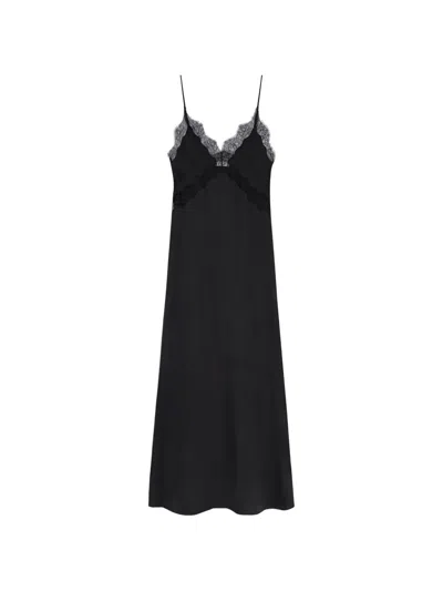 Anine Bing Magnolia Dress In Black