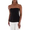 Anine Bing Ladies Black Halle Viscose-crepe Top In Black