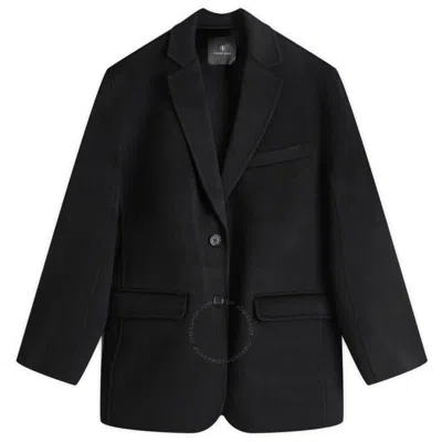 Anine Bing Ladies Black Quinn Single-breasted Blazer