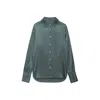 ANINE BING ANINE BING LADIES GREEN MONICA SHIRT