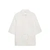 Anine Bing Ladies Ivory Mary Buttoned Down Shirt In White